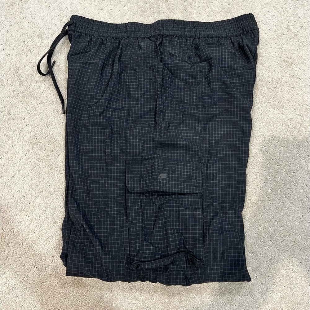 Fabletics Black Checkered Joggers